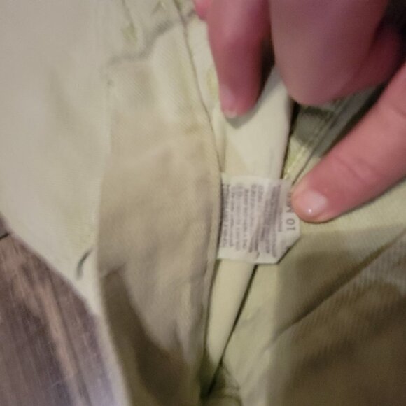 Vintage high waisted shorts - Lee Denim Riders Size 10 Light green - Picture 4 of 6